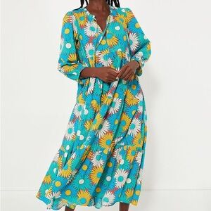 Retro Daisy Long Sleeve Salty Paloma Caftan